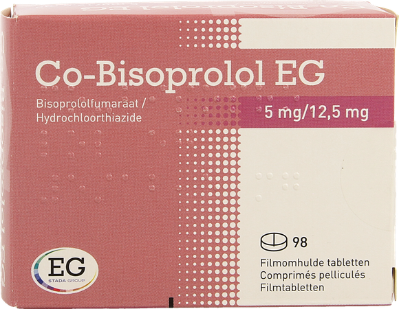 Co Bisoprolol EG 5,0Mg/12,50Mg Comp 98 1