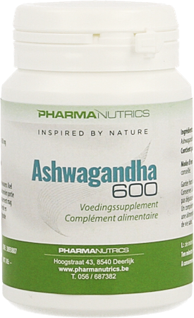 Ashwagandha 600mg V-caps 60 Pharmanutrics 1