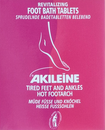 Akileine Rood Voetbad Bruistabletten 6x20g 101230
