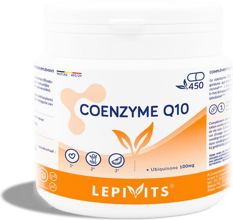 Coenzyme Q10 Pack Pot Caps 450 Lepivits 1
