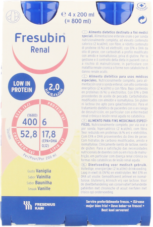 Fresubin Renal 200ml Vanille (professional Use) 2