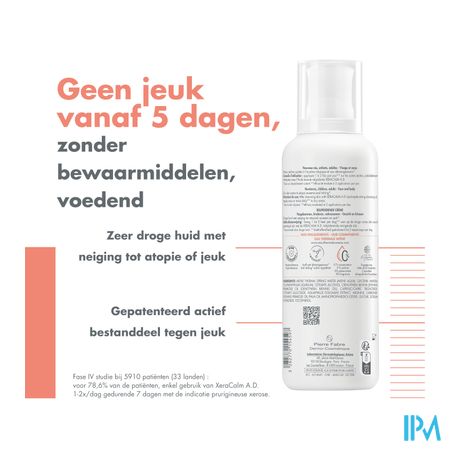 Avene Xeracalm Ad Creme Relipiderend 400ml 16