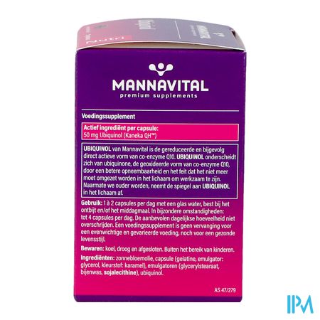 Mannavital Ubiquinol Caps 60 7