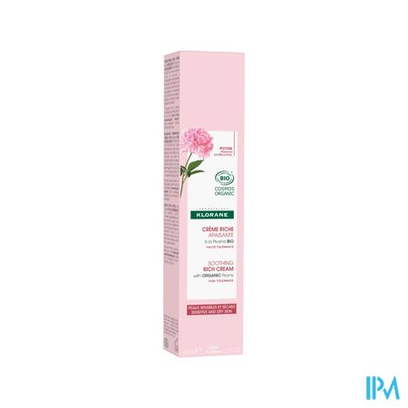 Klorane Visage Pivoine Bio Cr Riche 40ml