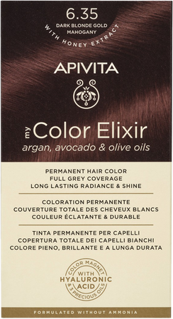 Apivita My Color 6.35 Dark Blonde Gold Mahogany 2 1