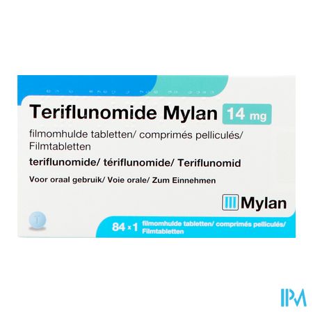 Teriflunomide Viatris 14mg Filmomh Tabl 84 X 1 Ud 3