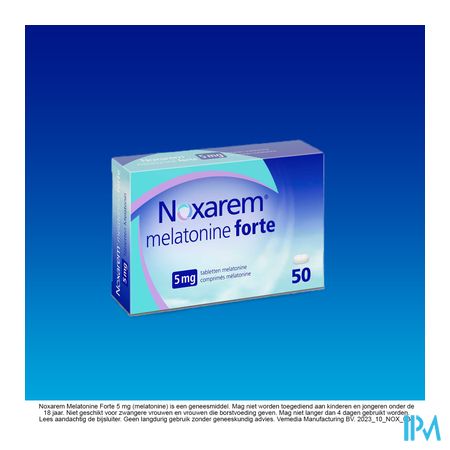 Noxarem Melatonine Forte 5mg Tabl 50 9