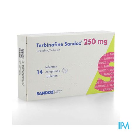 Terbinafine Sandoz Comp 14 X 250mg