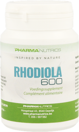 Rhodiola 600mg V-caps 60 Pharmanutrics 3