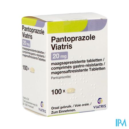 Pantoprazole Viatris 40mg Comp Gastro Resist 100