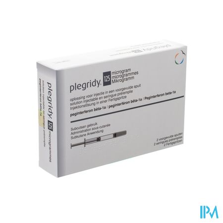 Plegridy 125mcg Opl Inj Sc Voorgevulde Spuit 2