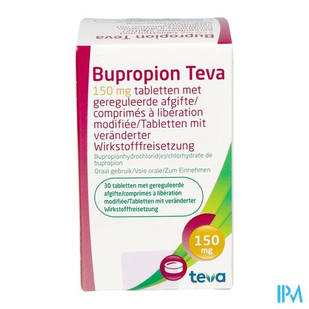 Bupropion Teva 150mg Liber.modifiee Comp 30 4