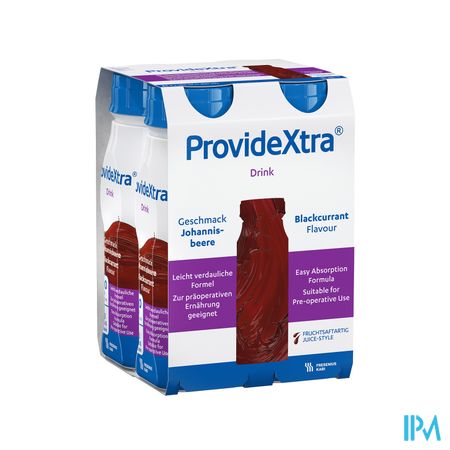 Provide Xtra Drink Cassis Fl 4x200ml