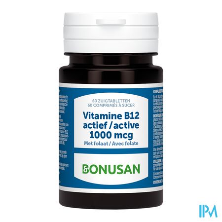 Vitamine B12 Actif 1000mcg Comp Sucer 60 Bonusan 3