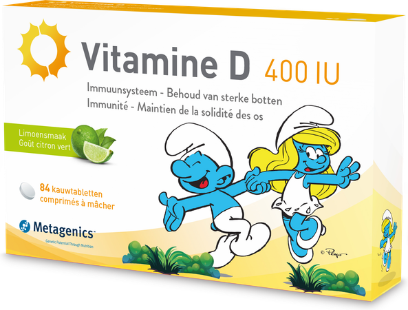 Vitamine D 400iu Metagenics Smurfen Comp 168 2