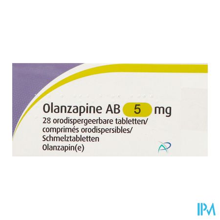 Olanzapine Ab 5mg Comp Orodisp. 28 2
