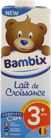 Bambix Groeimelk Natuur 3+ 1l 7