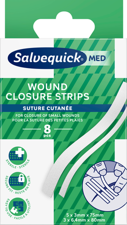 Salvequickmed Wound Closure Strips 1