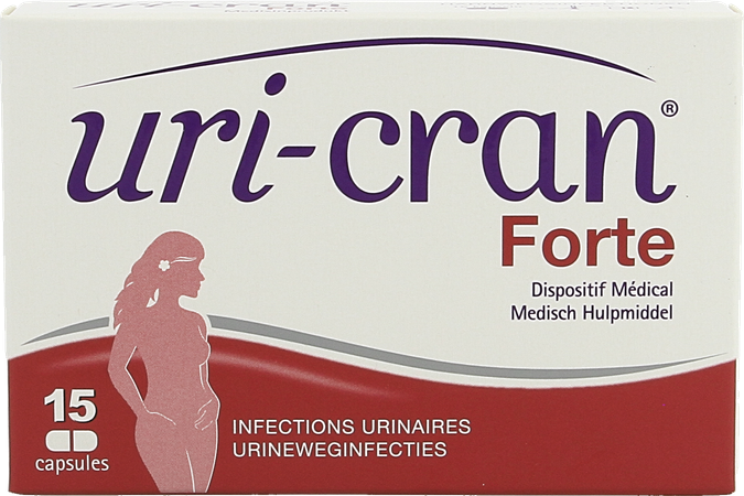 Uri-cran® Forte: Blaasontsteking (15 capsules) 1