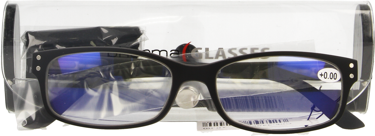 Pharmaglasses Visionblue Pc01 Leesbril +0.00 Black 1