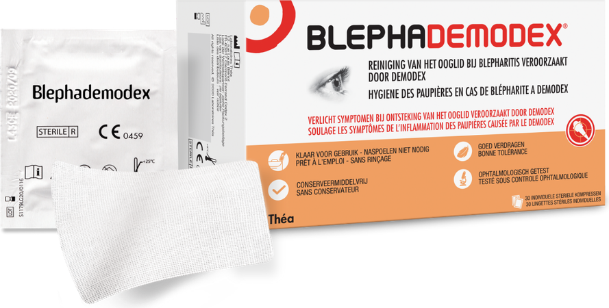 Blephademodex Compresse Nettoyante Yeux 30 4