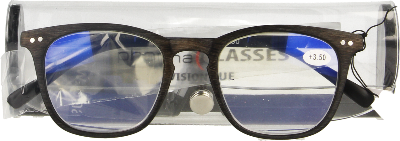 Pharmaglasses Visionblue Pc02 Leesbril +3.50 Brown 1