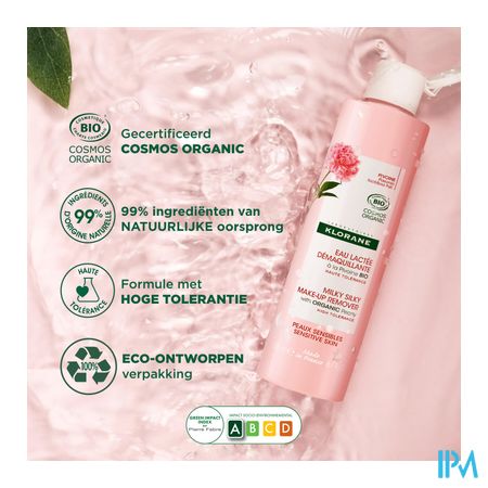 Klorane Gezicht Pioenroos Bio Melk.rein.water200ml 10
