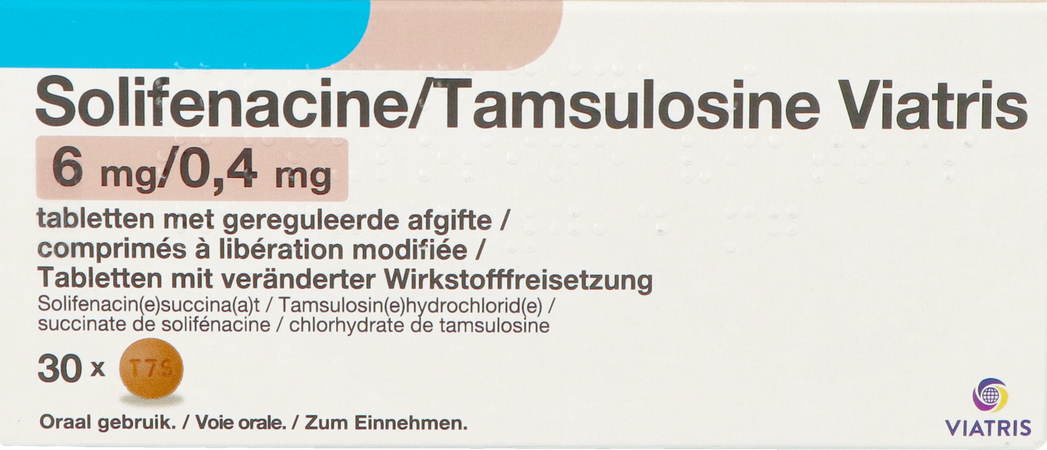 Solifenacine/tamsulosine Viatris 6/0,4 Tabl 30 Ud 1