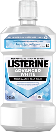 Listerine Advanced White Mondspoeling Mild 500ml 1