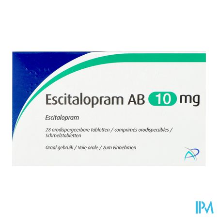 Escitalopram Ab 10mg Comp Orodisp 28 X 10mg 1