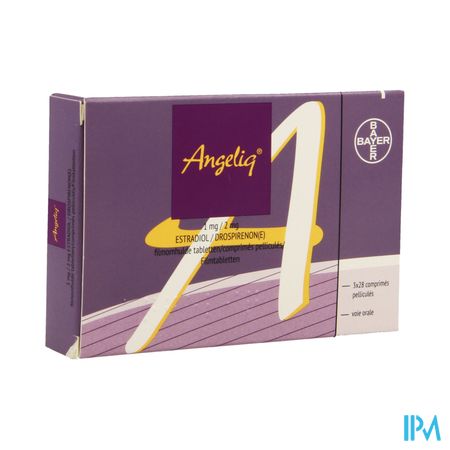 Angeliq 1mg/2mg Filmomh Tabl 3 X 28 Pip