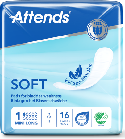 Attends Soft 1 Mini Long Inleg Anatom. 1x16 7