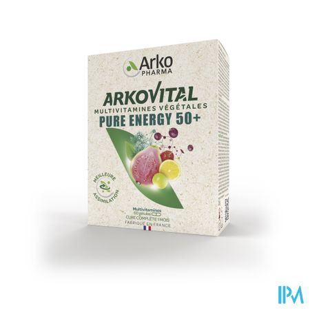 Arkovital Pure Energy 50+ Caps 60 4