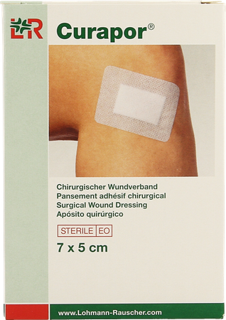 Curapor Verb Chirurg. Steriel 7cmx 5cm 5 32902 6