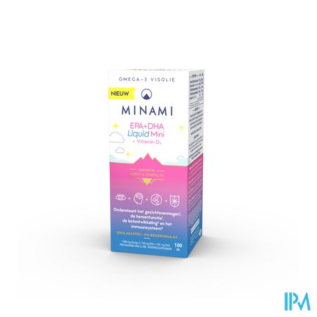 Minami Epa+dha Liquid Mini + Vit D3 Fl 100ml 3