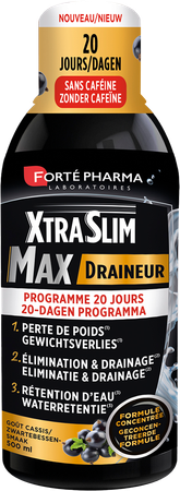 Xtraslim Max Draineur Cassis 500ml 1