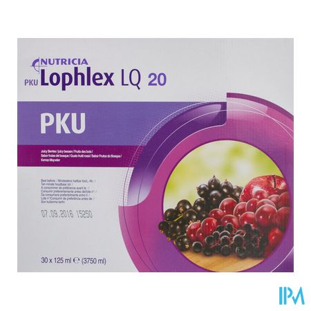 Pku Lophlex Lq 20 Juicy Fruits Des Bois 30x125ml 1