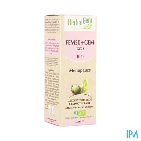 Herbalgem Fem50+gem Vrouwcomplex 50+ 50ml