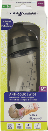 Difrax S-fles Wide Grijs 310ml 1