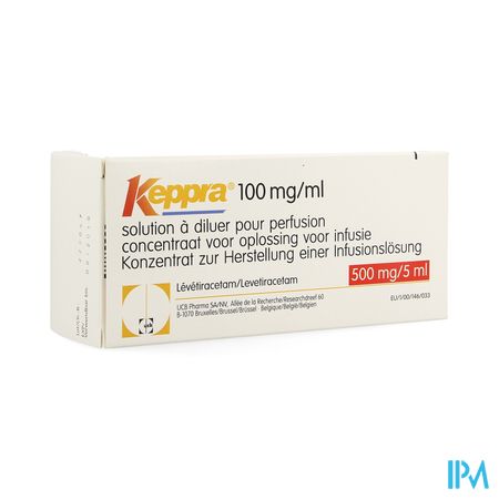 Keppra 100mg/ml Fl Inf 10 X 5ml