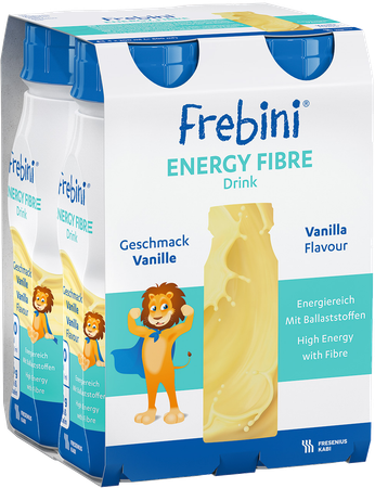 Frebini Energy Fibre Drink Enfants Vanille 4x200ml 2