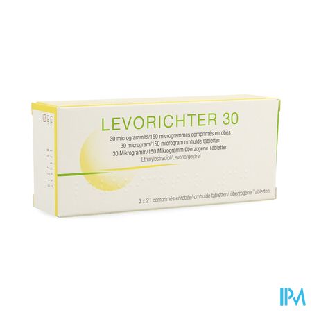 Levorichter 30 Comp Enrobes 3 X 21