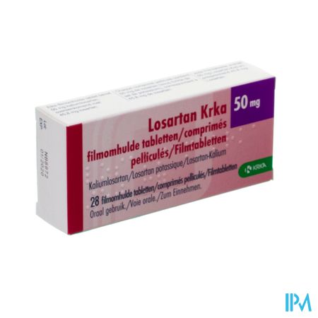 Losartan Krka 50mg Filmomh Tabl 28