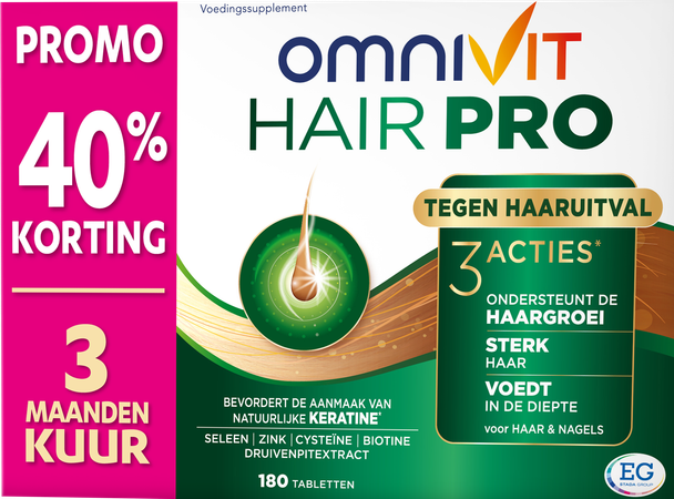 Omnivit Hair Pro Nutri Repair Comp 120+120 Promo 5