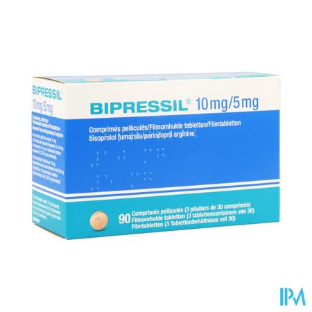 Bipressil 10mg/ 5mg Filmomh Tabl 90