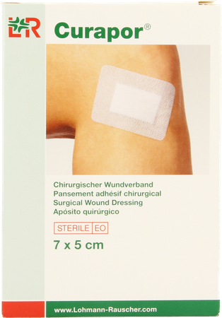 Curapor Verb Chirurg. Steriel 7cmx 5cm 5 32902 8