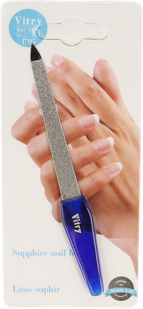Nagelvijl Inox Medium Blauw 13cm 4