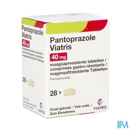 Pantoprazole Viatris 40mg Comp Gastro Resist 28