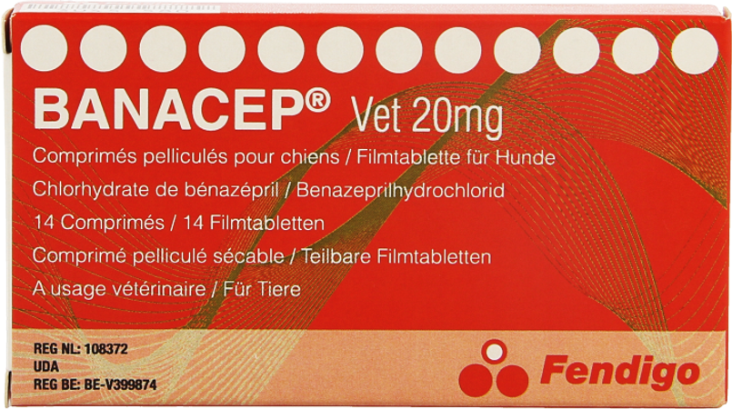 Banacep Vet Hond Comp 14x20mg 1