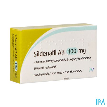 Sildenafil 100mg Ab Kauwtabl 4x100mg